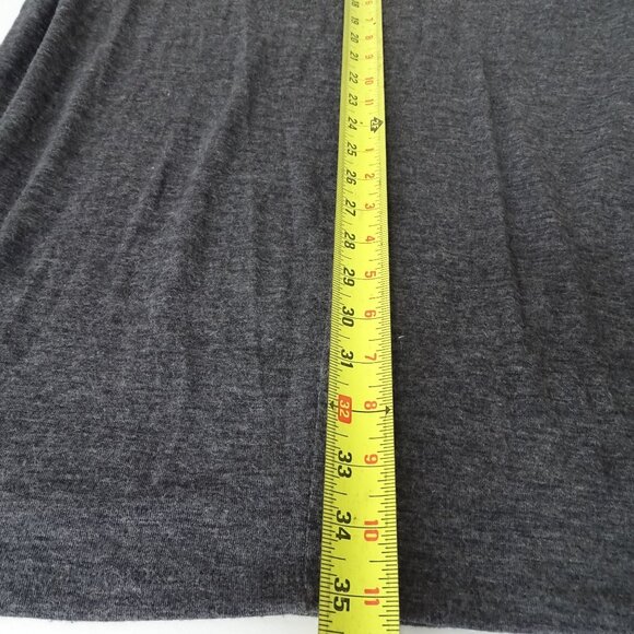 Old Navy Dark Heather Gray V-Neck Dolman Long Sleeve Knit Dress Women Size M - Picture 11 of 11